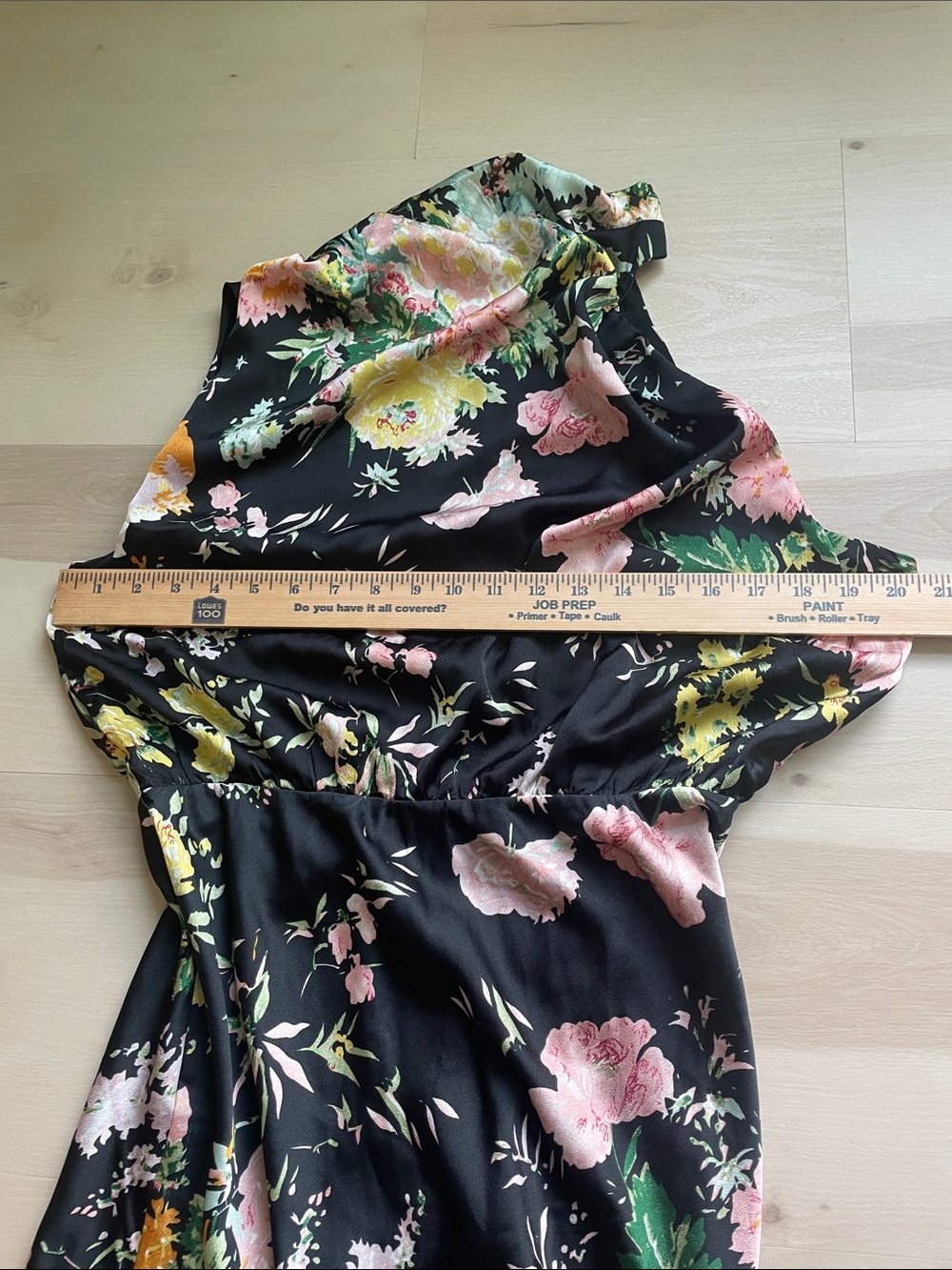 Petal + Pup Anabelle Funnel Neck Satin Midi Dress – Size Large - Picture 7 of 9